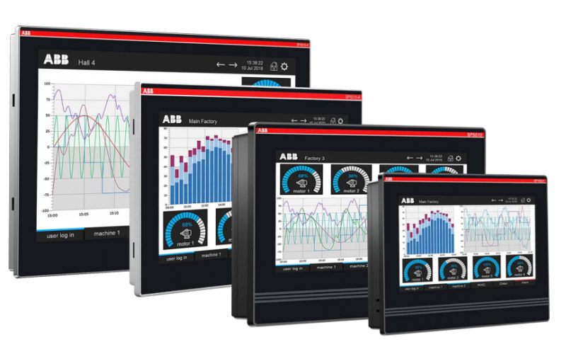 ABB觸摸屏通用型PS500系列 智能操作新升級
